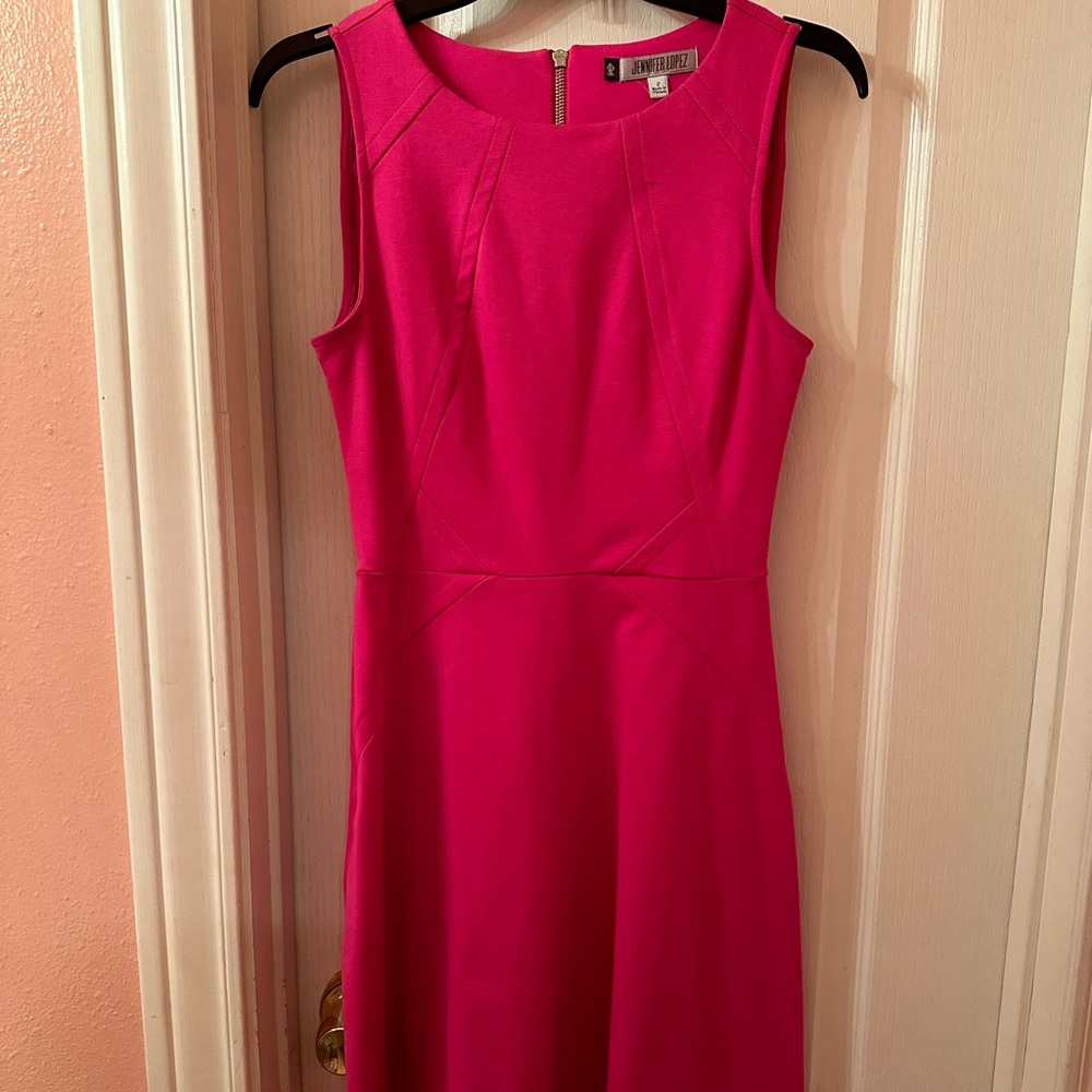 Hot pink dress